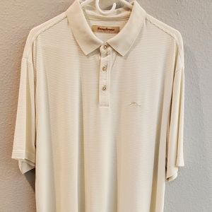 Tommy Bahama Men's Polo, size XL, cream